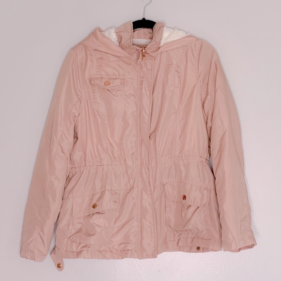 Ashley By 26 International Jackets & Blazers - Ashley 26 International Blush Pink hooded jacket